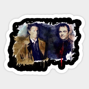 Cas & Crowley Sticker